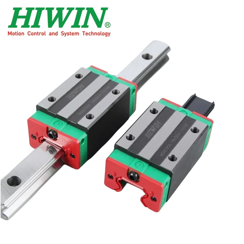 

100% original Hiwin brand new 2pcs Linear rail guide HGR20 - 400mm + 4pcs HGH20CA Narrow linear block bearing for cnc parts