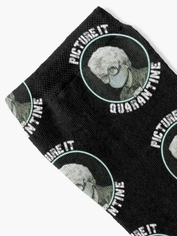 Golden girls picture it 2020 quarantine Socks Stockings man floral custom Socks Ladies Men's