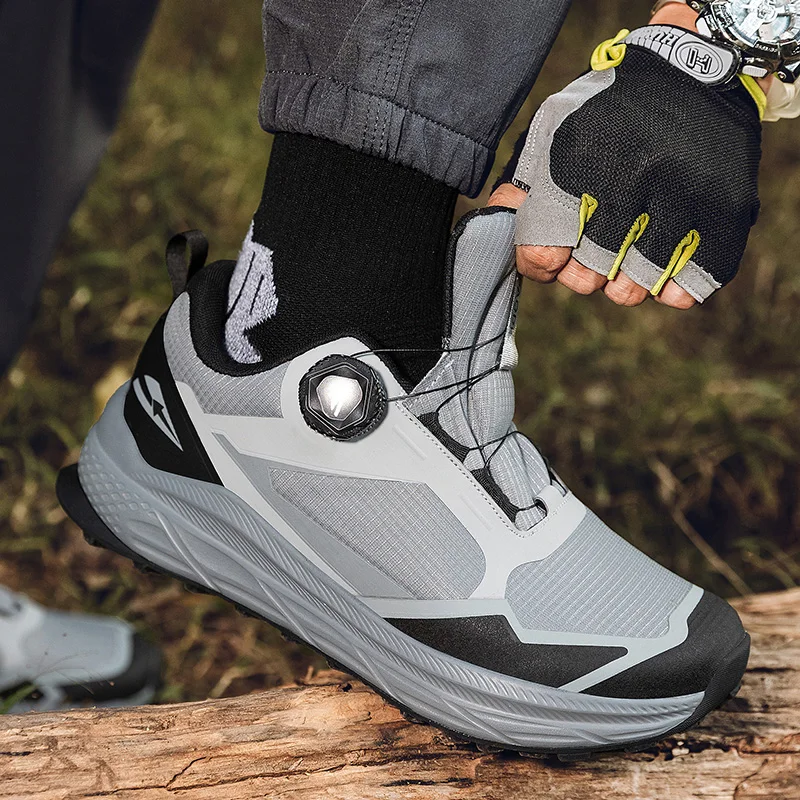 

2026 New Trail Running Shoes Men Black Gray Sport Shoes Man Wide Feet Outdoor Training Shoes Mens Anti-Slippery Walking Shoe