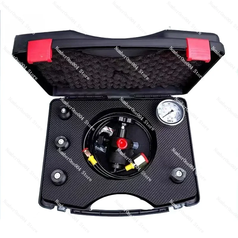 

0-400Bar 6000Psi Pressure Gauge Test Kit Pressure Gauge Kit Hydraulic Accumulator Nitrogen Charging Valve Five Types of Adapters