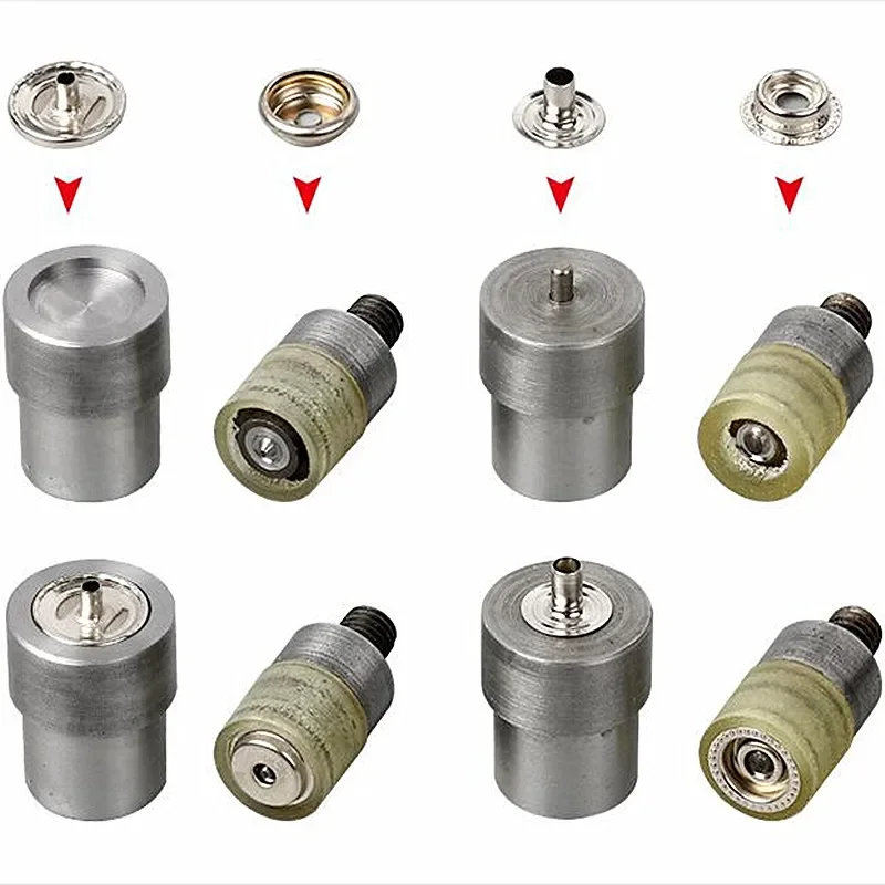 Metal Snap Buttons Mold for Hand Pressure Machine, Button Tool, DIY Sewing Dies 201, 633, 655, 831, 501/503