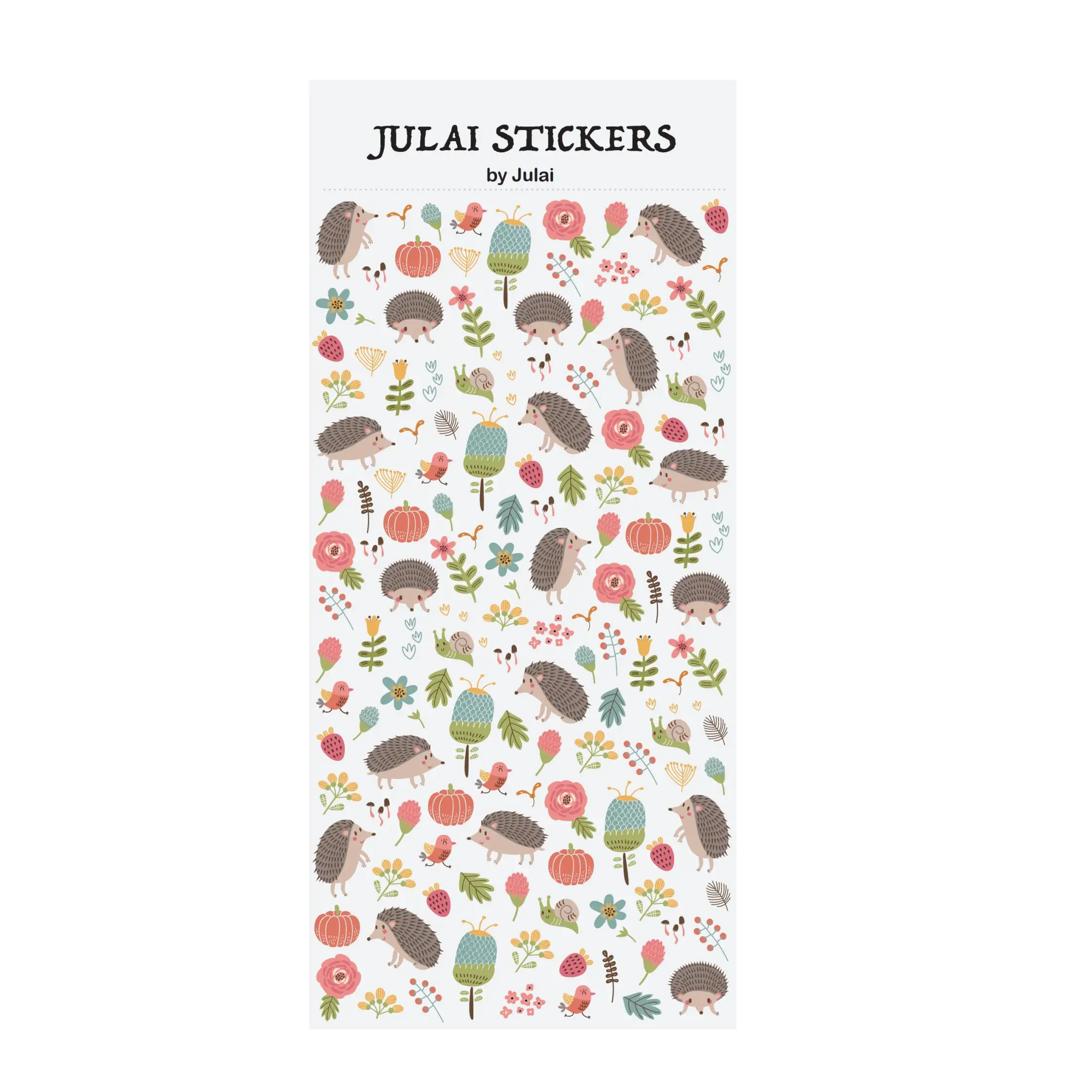 Decorative stickers SLEEPY HEDGEHOG DIY Scrapbooking journal Collage Phone Diary Album Happy Gift Decoration