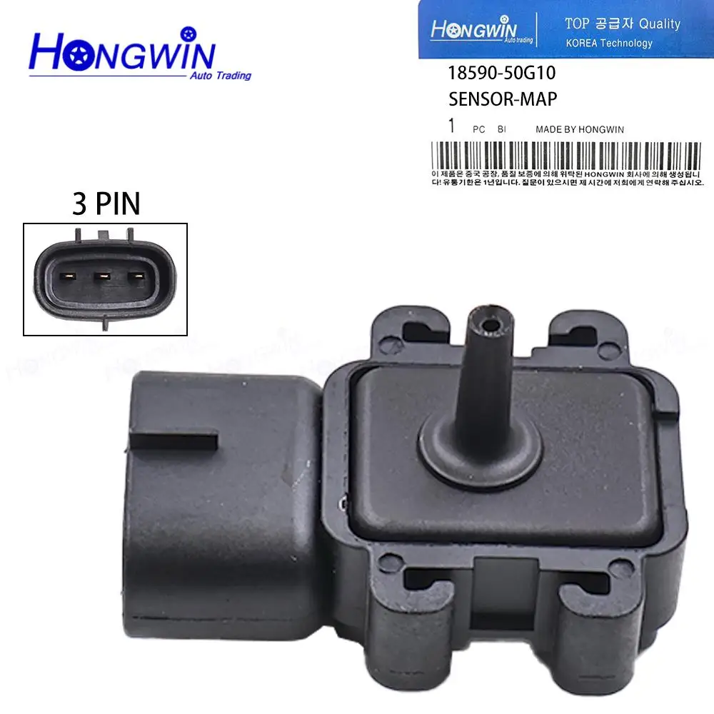 Sensor MAP de presión del colector 18590-50G10 para Suzuki Esteem Exc.Cal. 1.6L Swift 1.3L Chevy METRO 1859050 G10