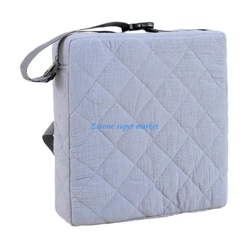 090B Travel Friendly Toddler Pad Baby Dining Chairs Boosting Cushion for Dining with Secure Attach Adjustable Strap