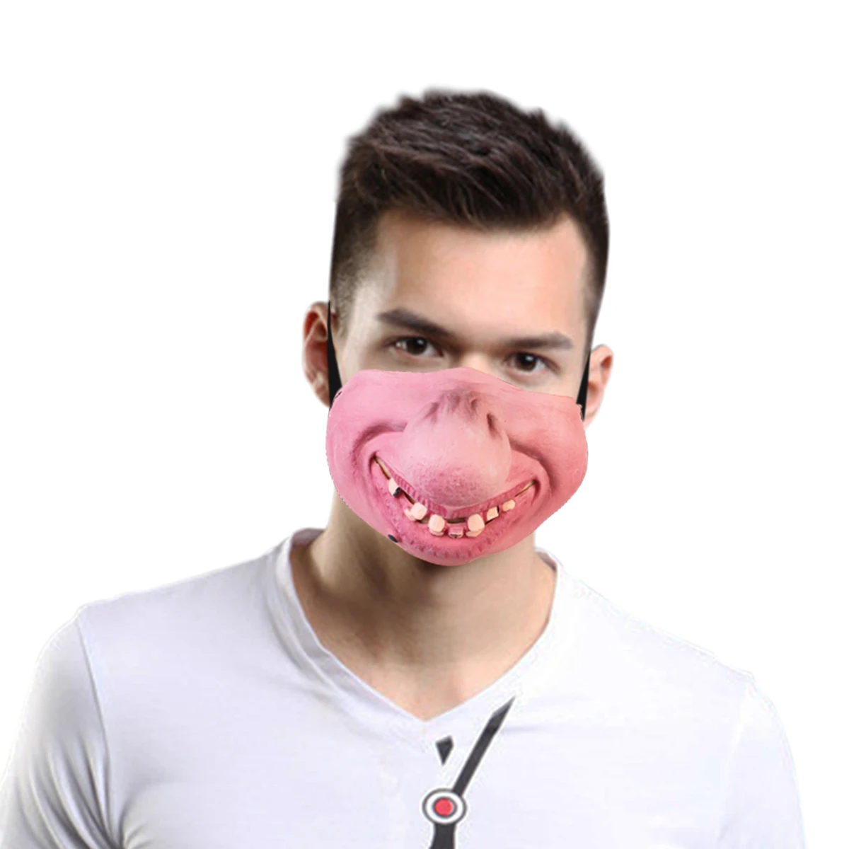 

Latex Half Face Mask Big Nose One Size Fits All Tear Resistant Realistic Skin Fancy Dress Party Halloween Masquerade Movie