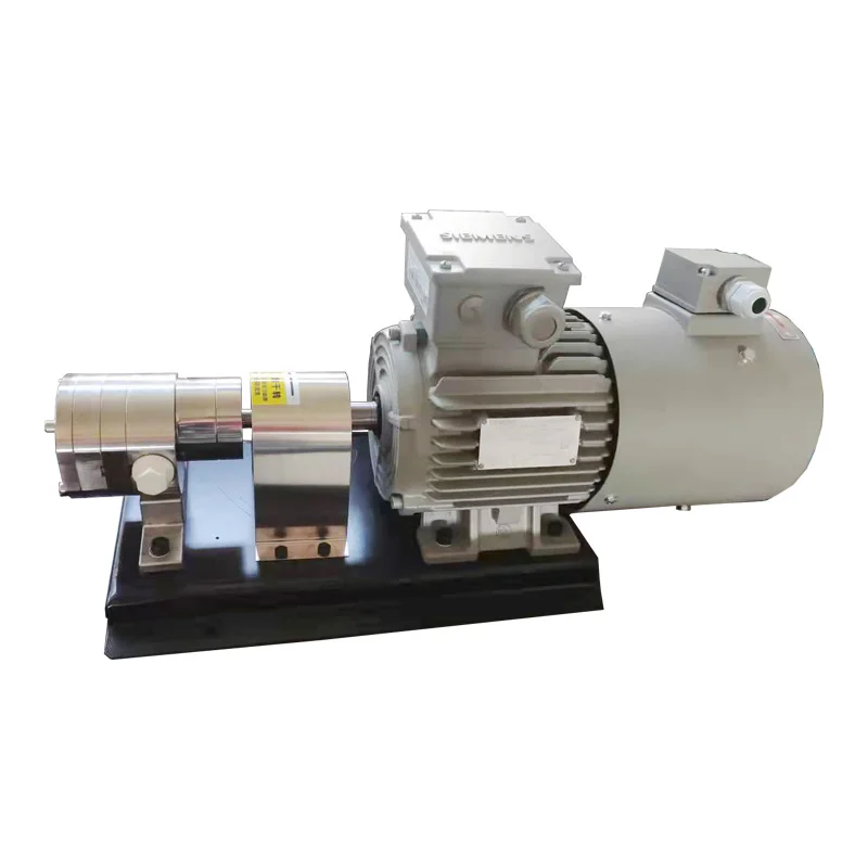 Resistant Stainless Steel Gear Metering Pump Explosion-Proof Motor Semi-Automatic Control For Biofuel