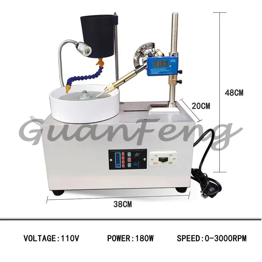 Jewelry Jade Face Ring Gem Grinding Machine - Speed Grinding And Polishing Tool for Precious Stones