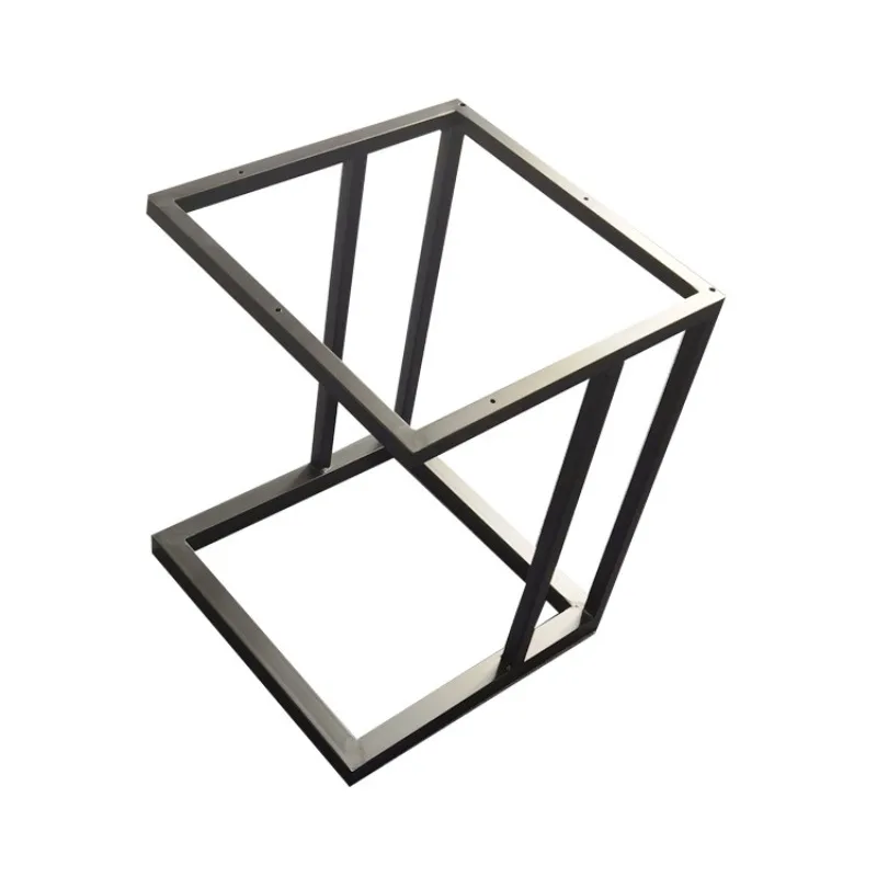 Customized wrought iron U-shaped creative metal table leg bracket, hardware conference table foot, office bench, table support f