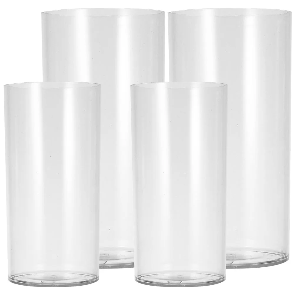 

4 Pcs Vase for Flowers Decorative Vase For Flowers Home Flower Container Decor Modern Centerpieces Table
