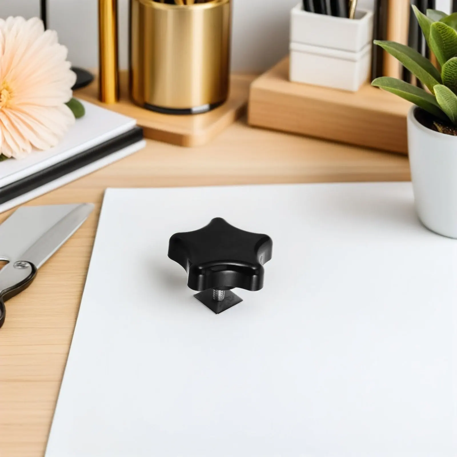 2 pcs Rv Camper Trailer Halloween Christmas New Year Lawn Mower Knob Lawn Mower Handle Knob Black Knob Hardware Knobs Star