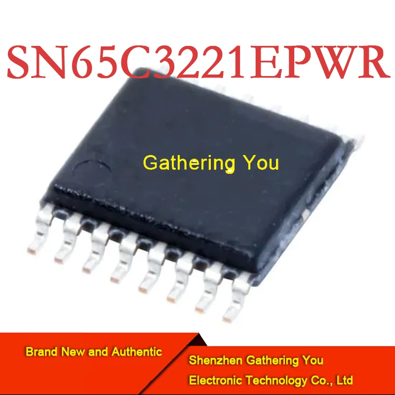 

SN65C3221EPWR TSSOP16 RS-232 interface integrated circuit Brand New Authentic