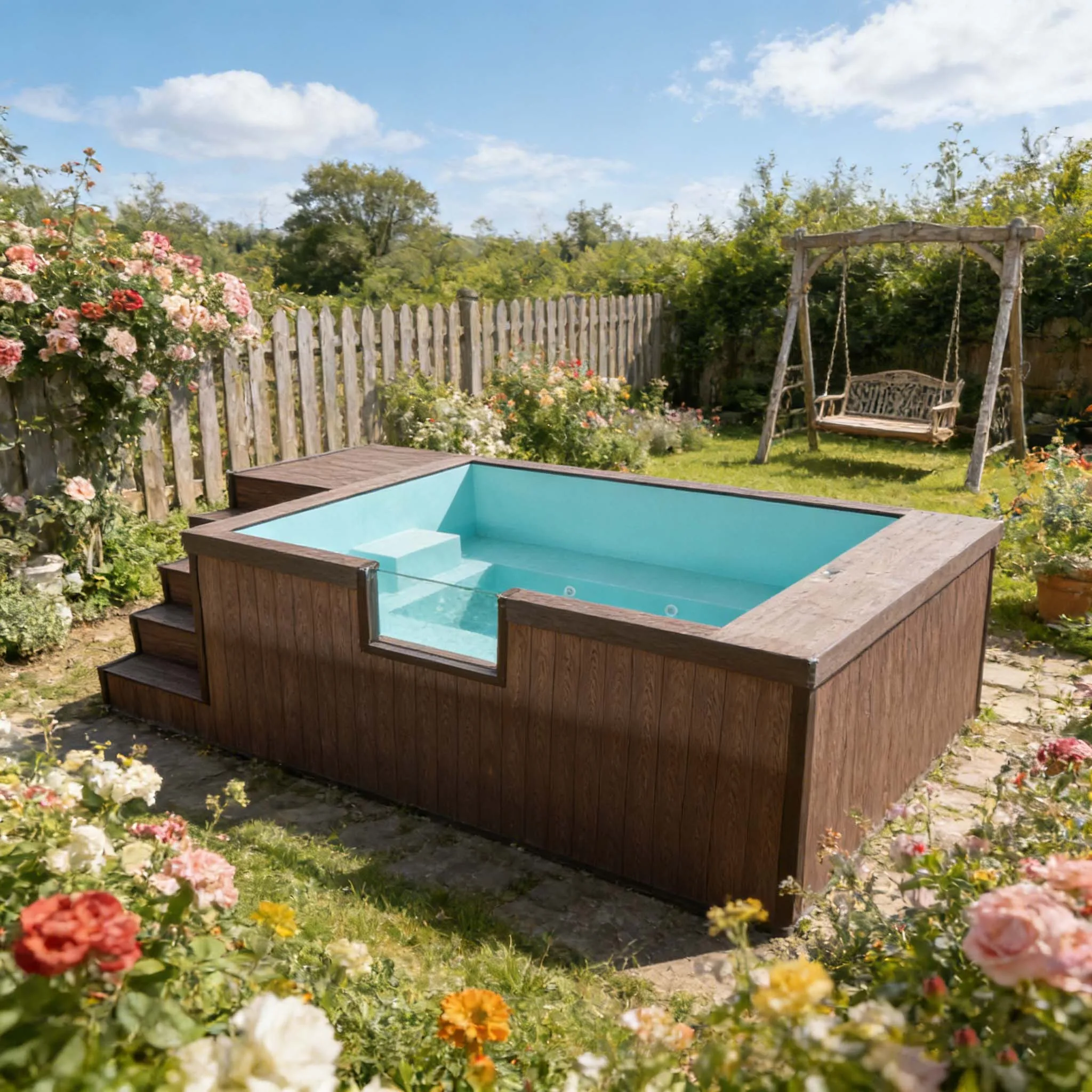 High Quality Container Swimming Pool Home Commercial Custom Design Sizes Easy Installation Piscina