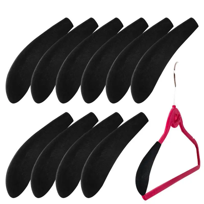 10pcs Hanger Shoulder Bump Protectors Sweater Hanger Shaper Suit Hangers No Bump Standard Hangers Pads For Sweater Clothing Coat