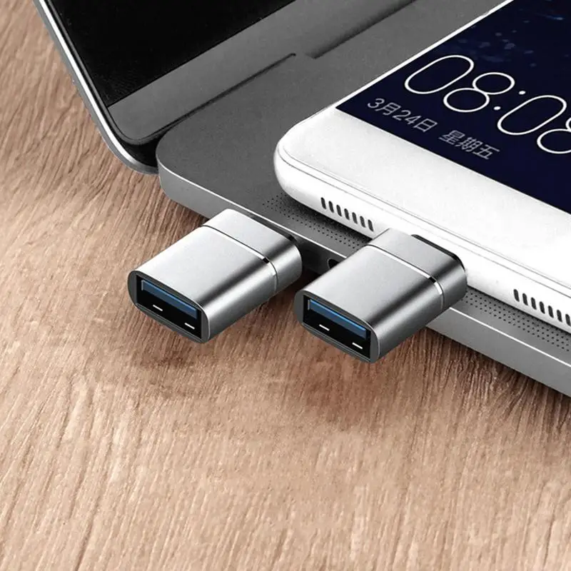 USB 3.0 To Type-C OTG Adapter 10Gb/s Plug And Play USB3.0 To USB C Female-Male USBA To USBC Converter Data Transmission