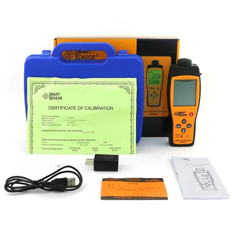 Effective AR8200 Digital Display Carbon Dioxide Tester Outdoor Environment CO2 Tester Safety Environment Inspection