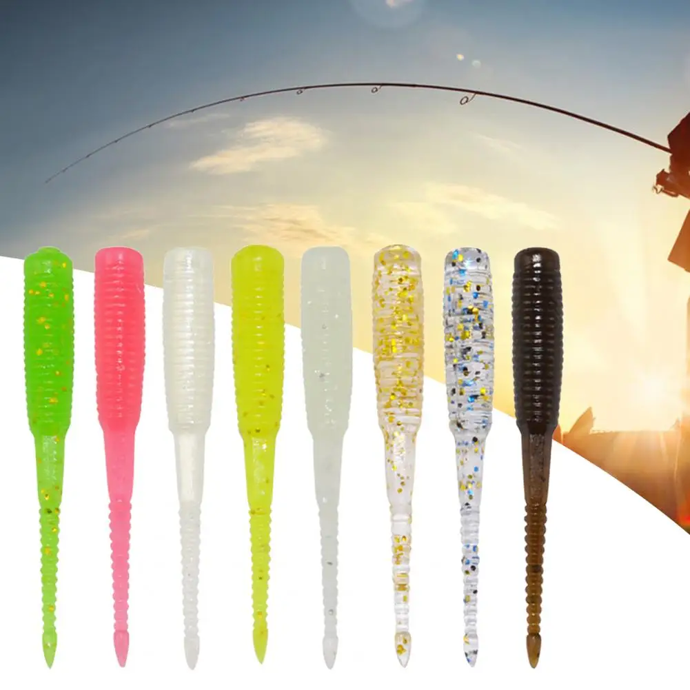 12 Pcs/Set 3.5cm/0.23g Fishing Lure Artificial Increased Fish Rate Realistic Simulation Design Bright Color Fishing Bionic Porta