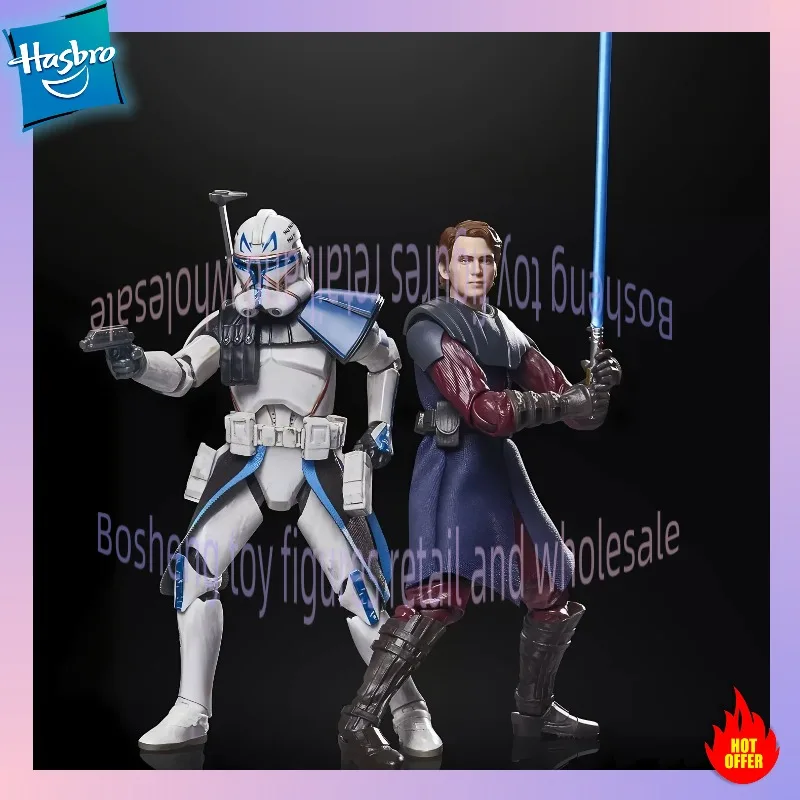 

Star Wars The Black Series Clones of The Republic Anakin Skywalker & Clone Captain Rex 6 Inch Action Figure Set 2-Pack Gift