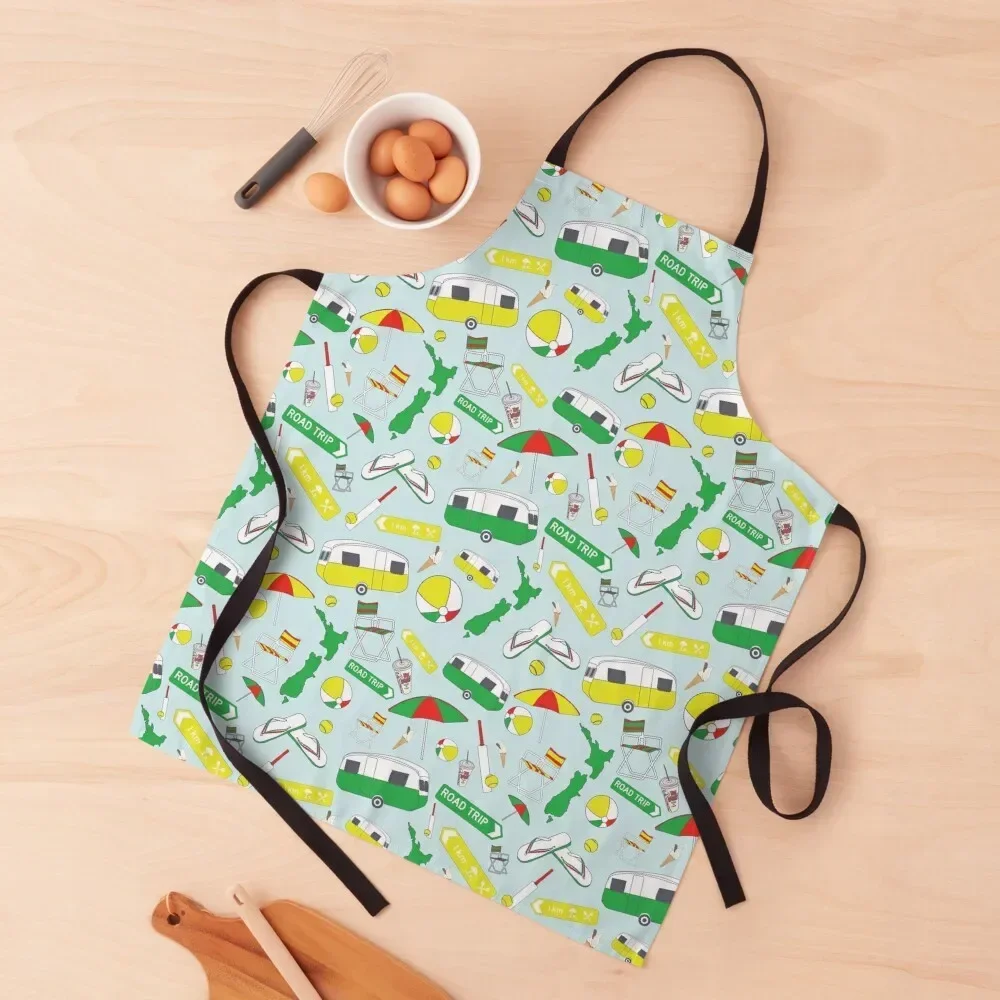 

New Zealand Classic Summer Favourites Apron For Women Kitchen kitchen item Kitchens Men Apron