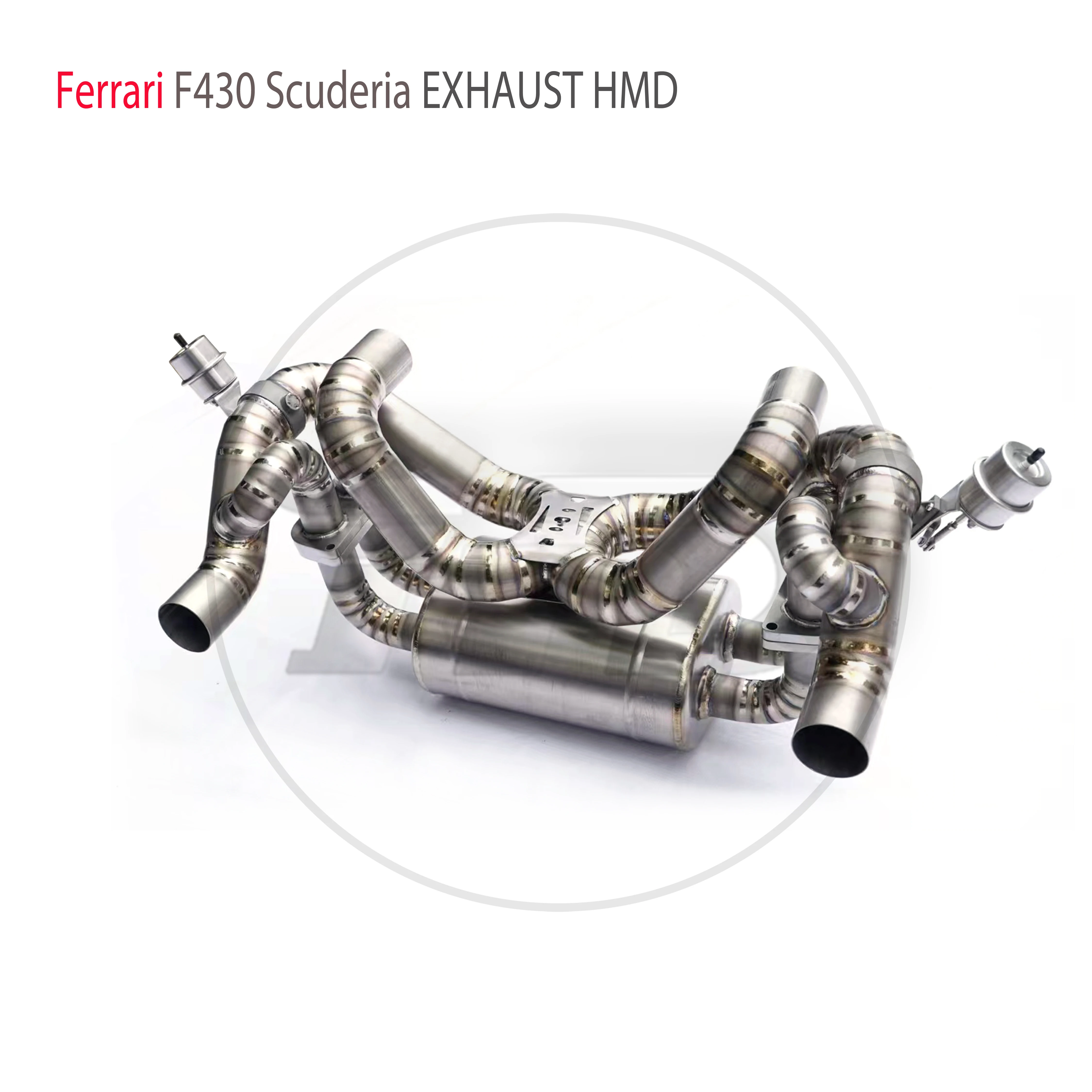 HMD Titanium Alloy Exhaust System Performance Catback for Ferrari F430 Scuderia Auto Modification Electronic Valve Muffler