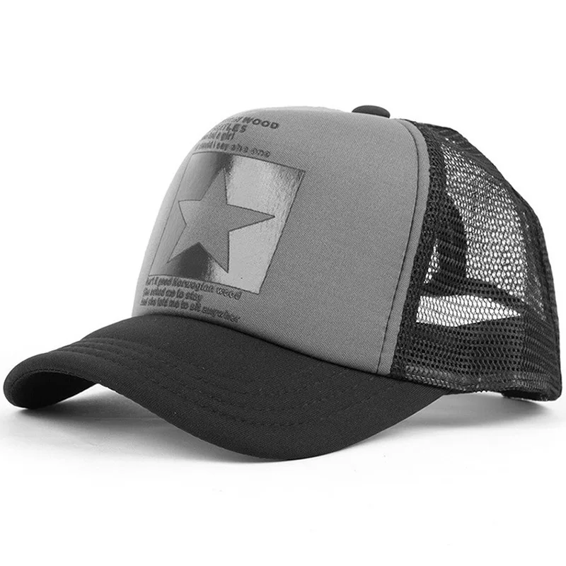 Casquette de baseball respirante pour hommes et femmes, casquettes en maille, chapeaux d\'été, marque de mode