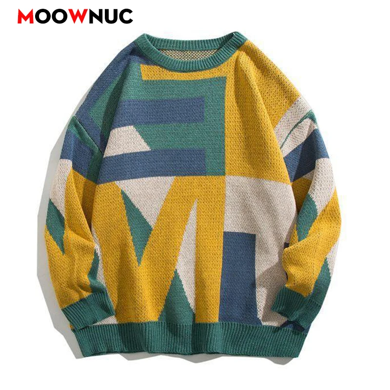 Men's Clothing Streetwear Male Pullovers Sweater For Men Men's Sweat-shirt Knit Autumn Fashion Casual Hombre Warm Solid Spring