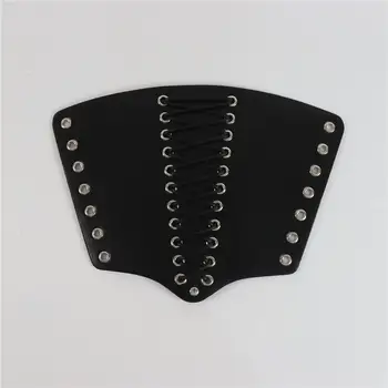 中世紀男士黑色PU皮革馬具盔甲哥德式肩甲維京戰士騎士角色扮演服裝文藝復興時期配件 8 最佳銷售 盔甲騎士 - №2