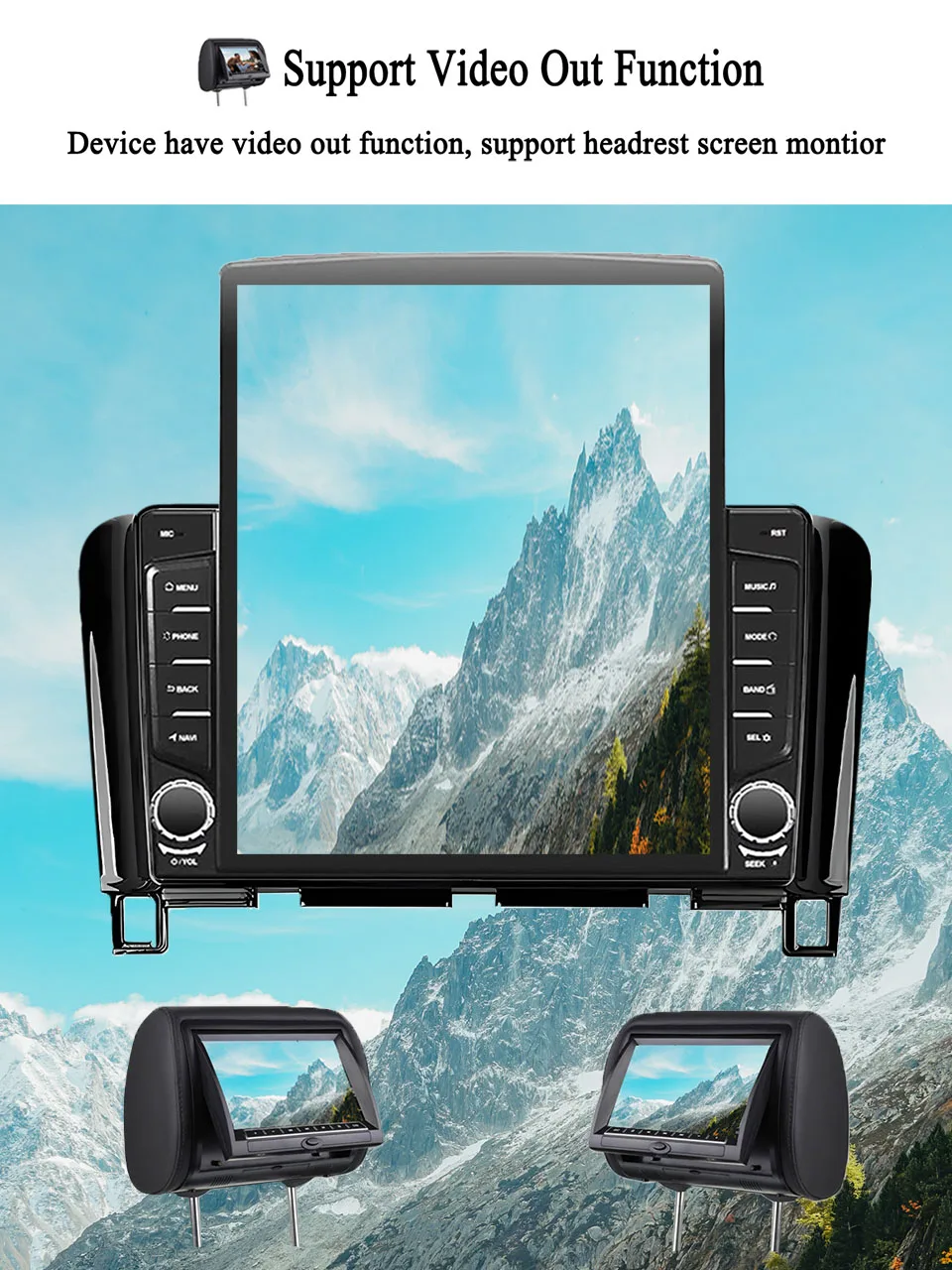 8Core 8G+128G Carplay Auto Car Radio Audio Stereo Tape Recorder HU Head Unit For Nissan Serena C26 2010 - 2016 GPS DVD Cassette