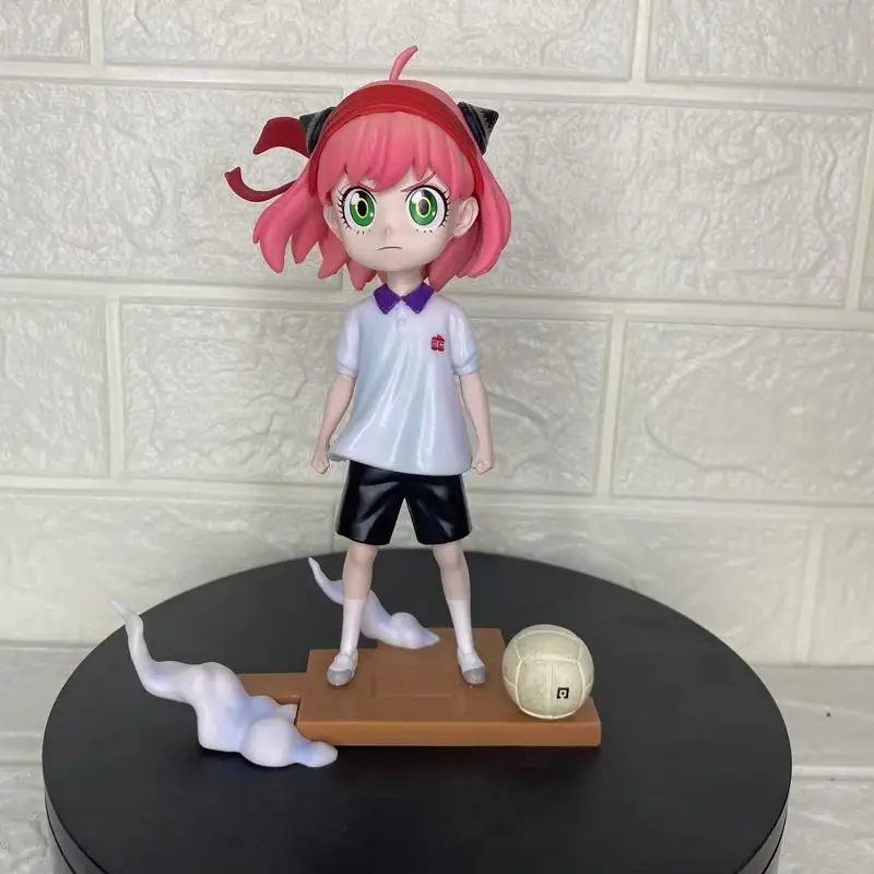 Spy x Family Anya Forger Soccer Football Prize Figure, Summer Vacation Anime Model Statue Collectible Gift for Fans Christmas