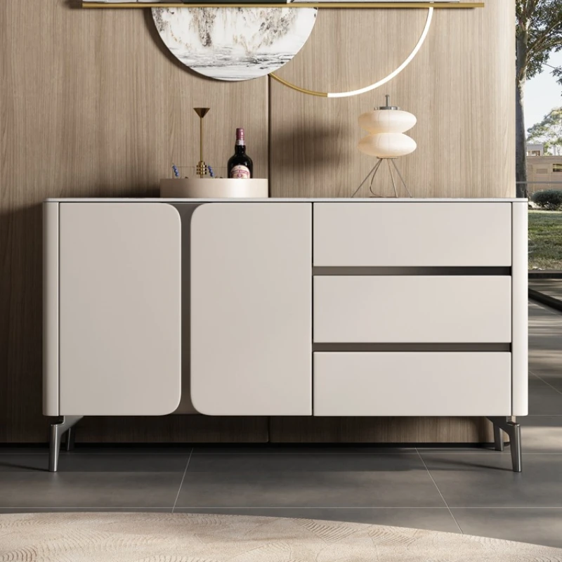 Minimalist Furniture Sideboard Credenza Buffet Living Room Coffee Bar Cabinet Home Display Vitrina Accent Showcase Cabinets