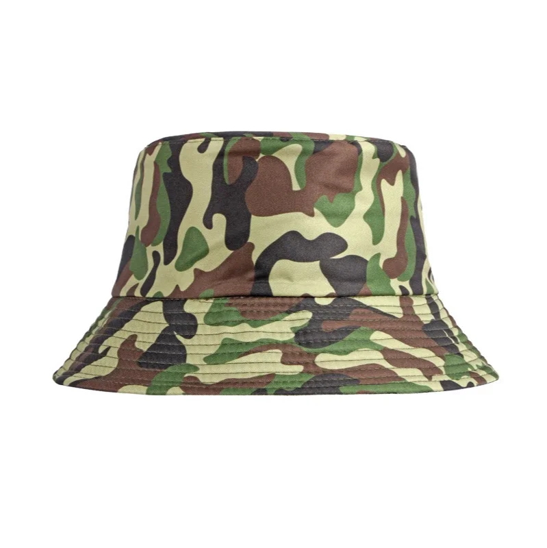 Spring and Summer Sunshade Bucket Hat Beach Fisherman cap Women\'s Hats Outdoor Men\'s caps Camouflage Basin Panama