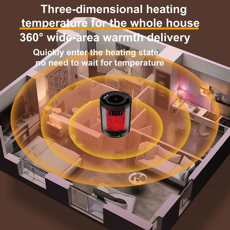 2000 واط سخان المنزل صنع الشاي موقد الشواء 3 والعتاد سخان كهربائي موقد درجة حرارة ثابتة سخان كهربائي متعدد الوظائف