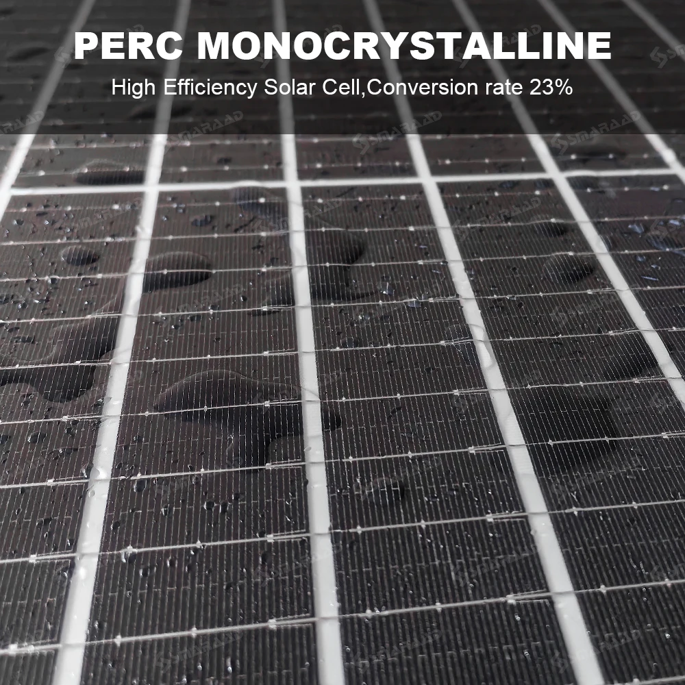 200W Flexible 100W 2 Pieces MPPT Controller and Cable Set for Camping Trips Waterproof  Mono Solar Panel