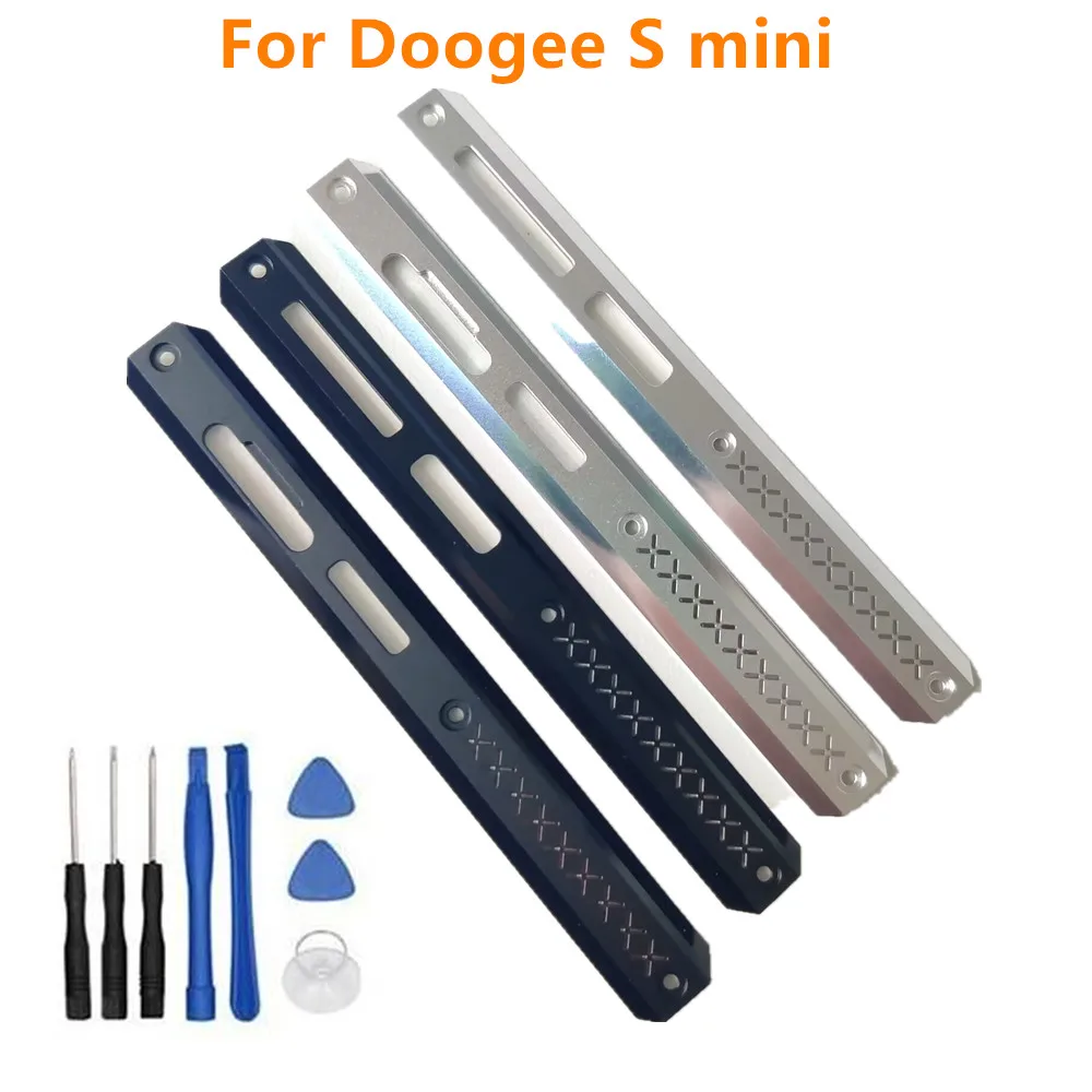 For Doogee S Mini Cell Phone shell Middle Side Metal Housings Outdoor Waterproof Side Frame Case Repair Accessories Parts Bumper