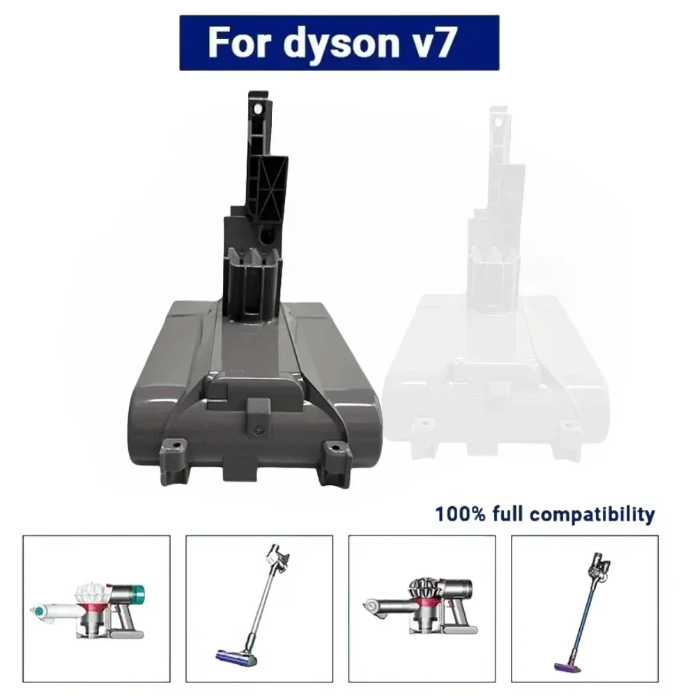 V7/SV11 21.6V Replacement Battery for Dyson V7 Motorhead Pro V7 Trigger V7 Animal V7 Car + Boat Handheld Vacuum Cleaner