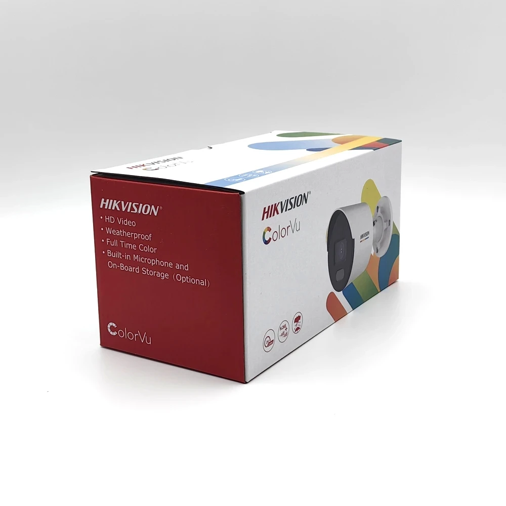 Hikvision Colorvu POE IP Camera 4MP Support  Human and Vehicle Detection Security Protection System Outdoor CCTV DS-2CD1047G2-L