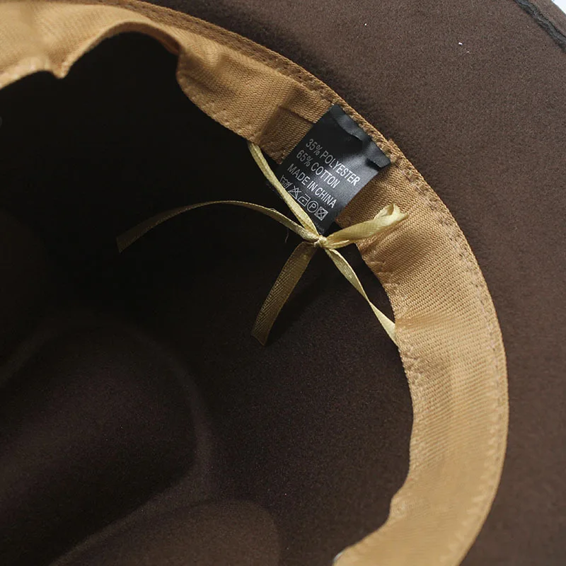 Vintage grenzüberschreitender Western-Cowboyhut Big-Edge Gentleman Cowgirl Jazz Hüte Feiertage Party Cosplay Cap Sombrero Hombre – Detail 16