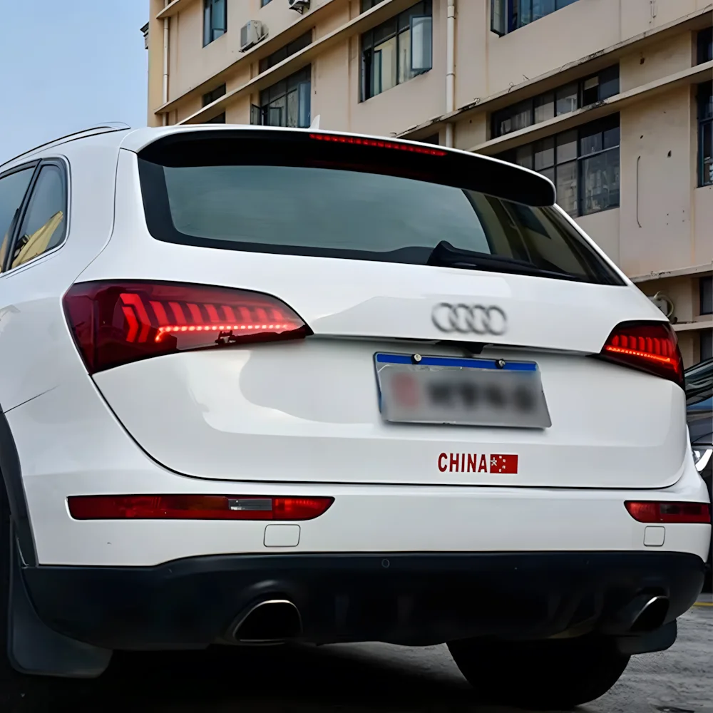 

Автомобильные задние фонари в сборе для Audi Q5 2008-2018 светодиодные автоматические задние фонари обновление Q7 стиль динамический мерцающий сигнальный фонарь аксессуары