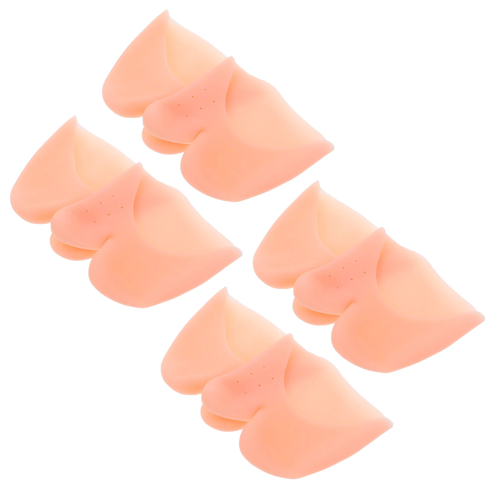 

5 Pairs Shoe Inserts Ballet Pointet Pad Dance Toe Protector Silicone Forefoot Protective Case