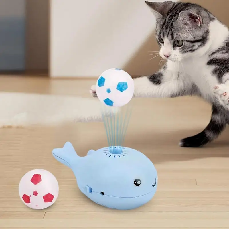 Electronic Whale Floating Ball Toys Portable Shark Fish Fan Children Mini Outdoor Fan Toy Self-Happiness Intelligence Cat Toy