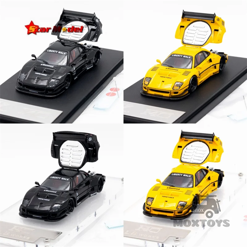 

Star Model 1:64 F40 Black / Yellow Diecast Model Car
