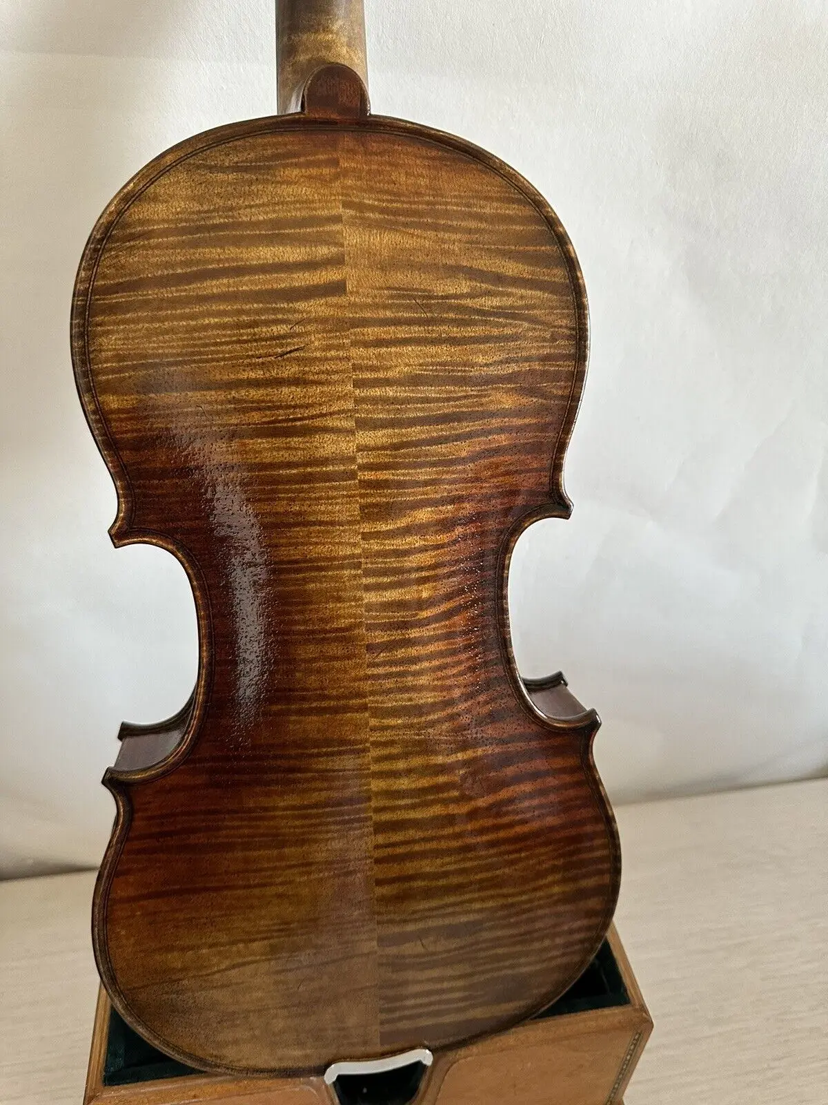 Master 4/4 violin Solid flamed maple back spruce top hand carved K307