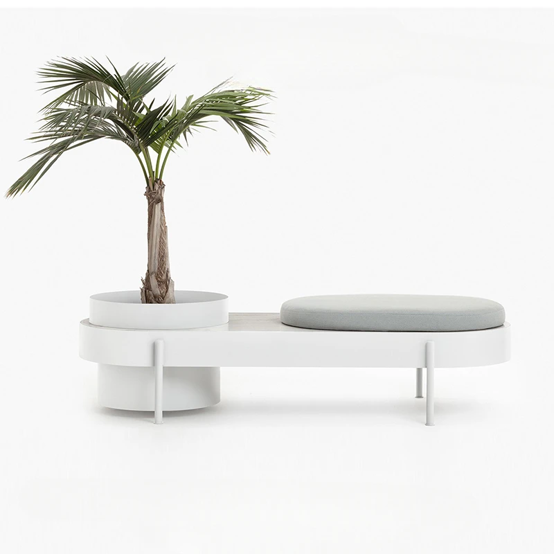 

Plant potted bench indoor and outdoor rest stool