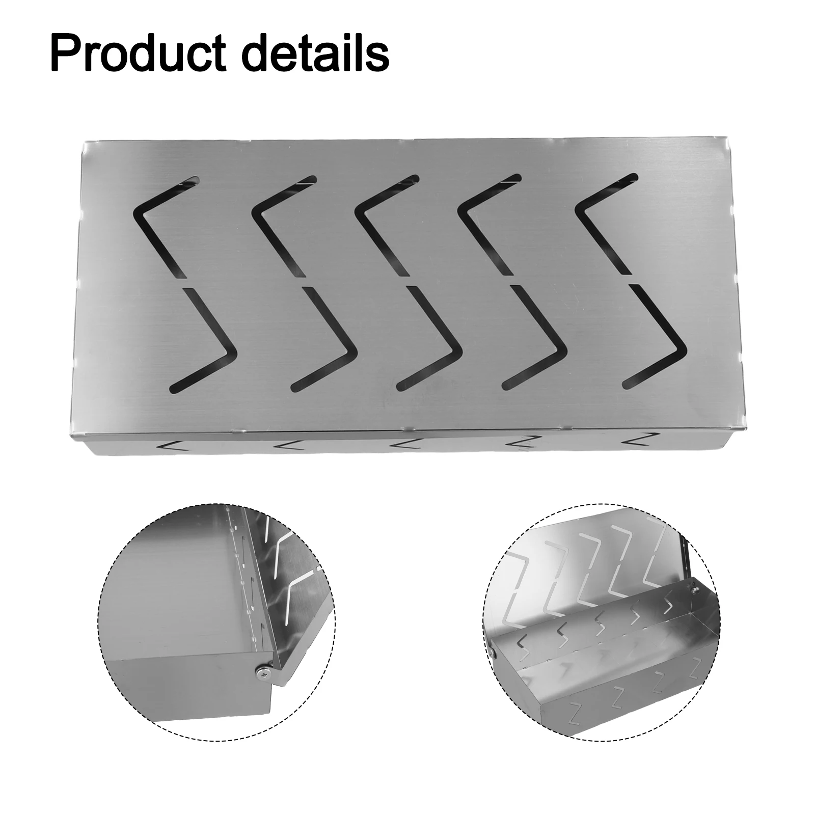 

Flip Lid Grill Box BBQ Accessory Family Grilling Events 22*10cm 90 Degree Flip Lid Grill Enhanced Airflow Design