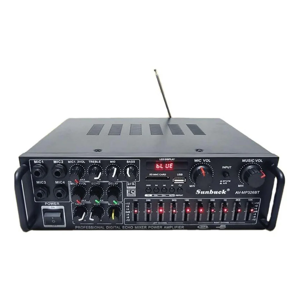 

2025 Demao AV-MP326BT 2channel sound quality car audio power amplifier 220V 110V