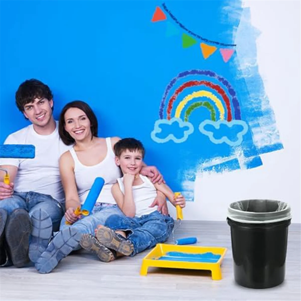 

ABKM 26 Pack Paint Filter Bags 5 Gallon Flex Top Paint Filter Bags Hydroponic Paint Filter Bags for Paint Gardening