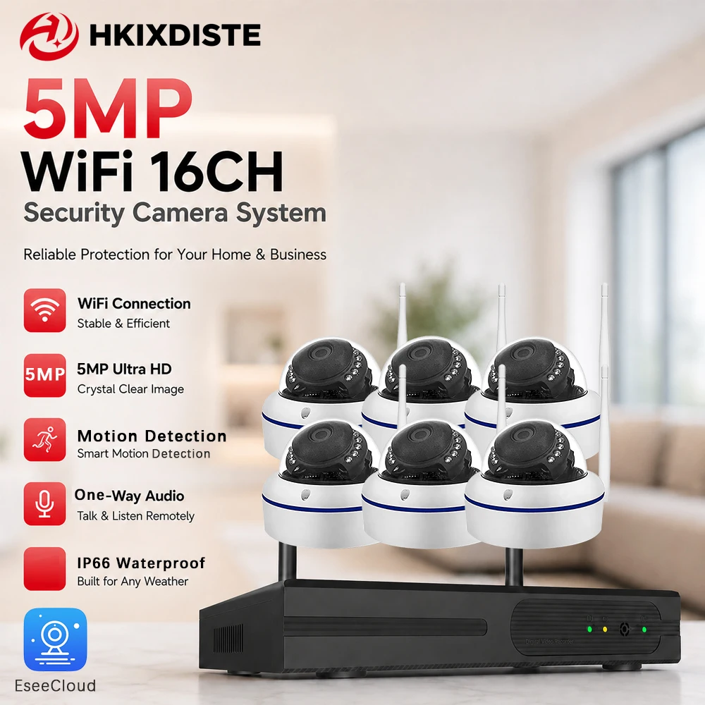 Variant: 16CH NVR 6pcs camera