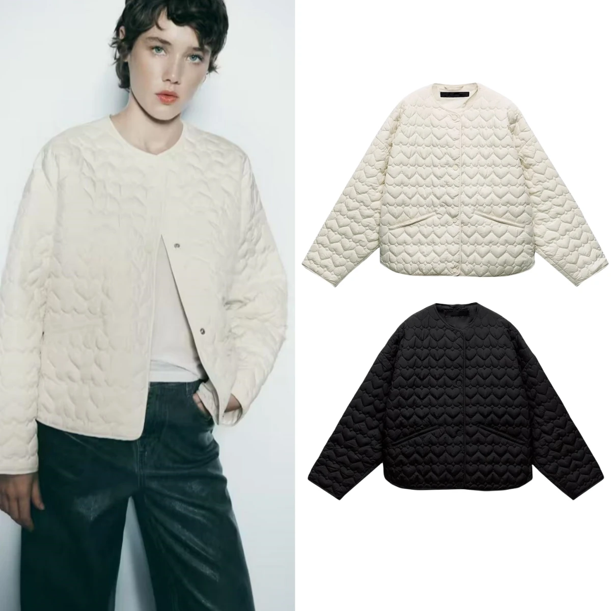 

Весенняя повседневная легкая хлопчатобумажная ткань с круглым вырезом Ne Heart Stitching, универсальная легкая нейлоновая ткань для пригородных поездок...