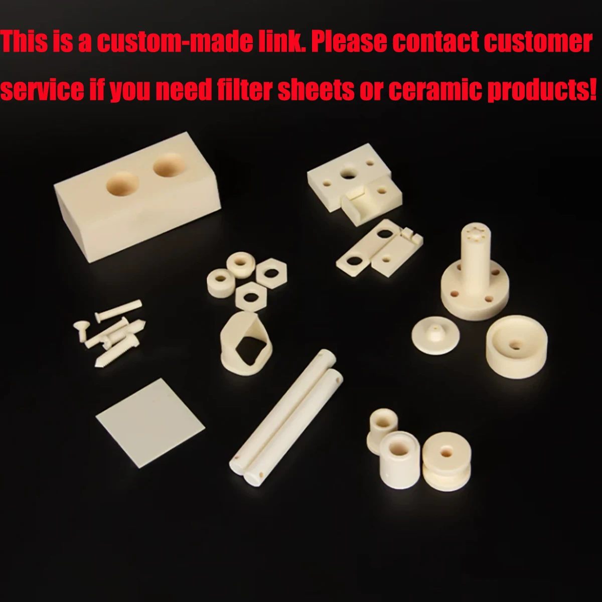 This is a custom‑made link. Please contact customer service if you need filter sheets or ceramic products!