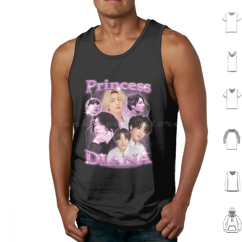 Princess Diana Tank Tops Vest Sleeveless Princess Diana