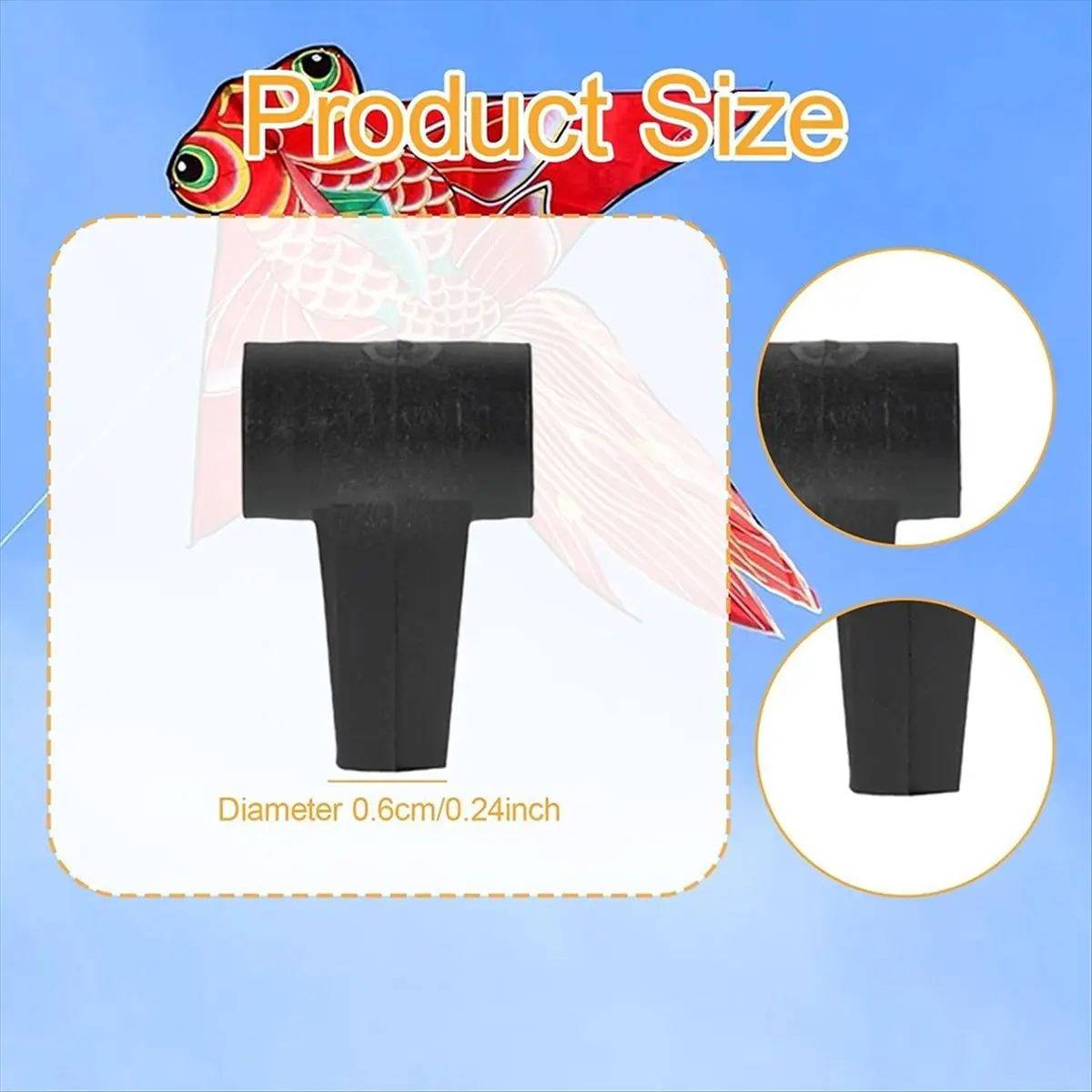 New arrival  30Pcs Kite Connectors Kite Accessories Three Way Stable Performance Enhanced Stability Easy to Install 7mm